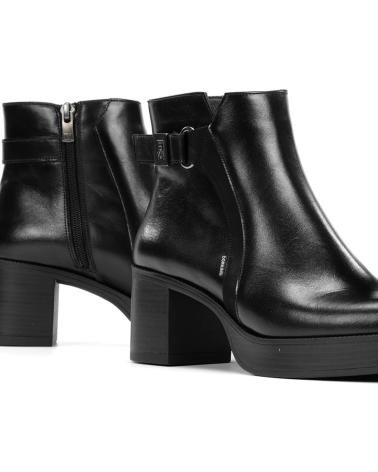 FLUCHOS DORKING D9589 STIEFELETTE SCHWARZ MIT BLOCKABSATZ VARIOS COLORES