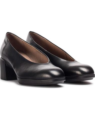 WONDERS REGHOST 01 H-6701 BLACK HEEL SHOE NEGRO