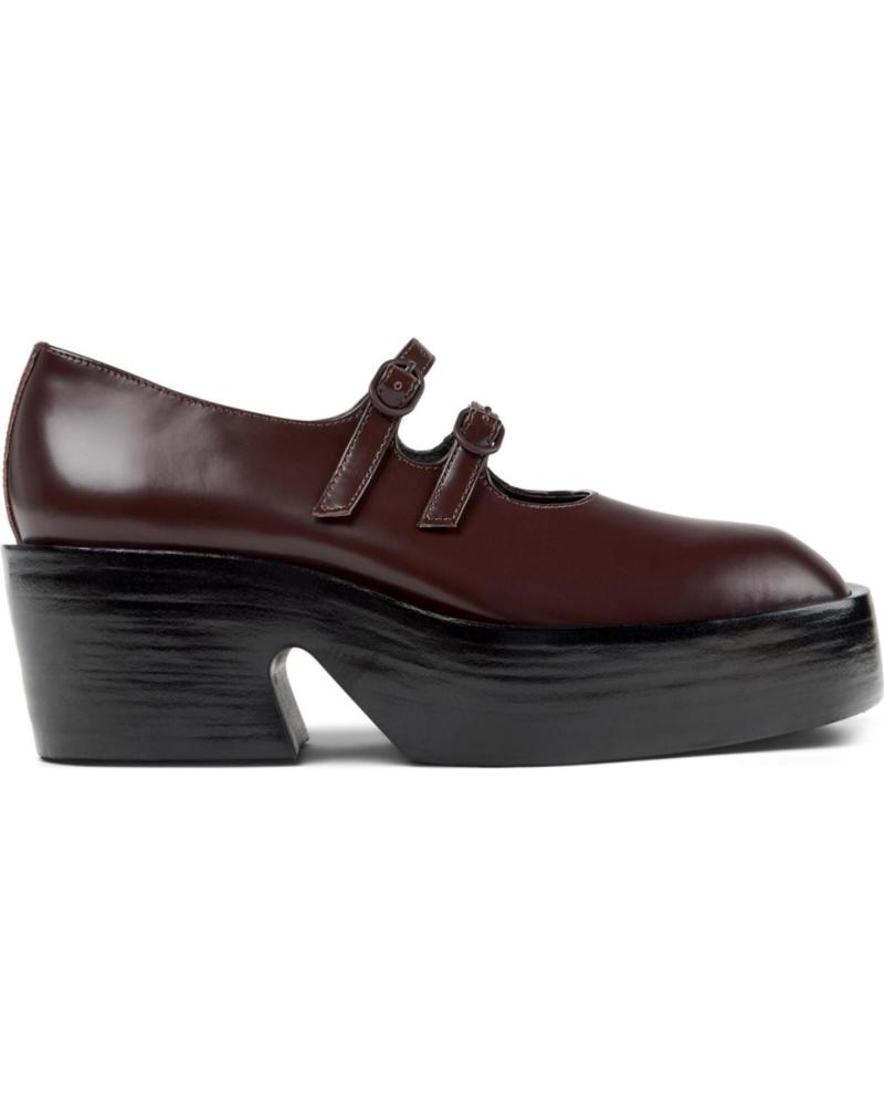 CAMPER BILLIE LEATHER SHOES BURGUNDY K201805 BURDEOS001