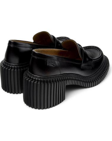 CAMPER PIX LONDON K201811 COURO PRETO - SOLA TRATORADA NEGRO001