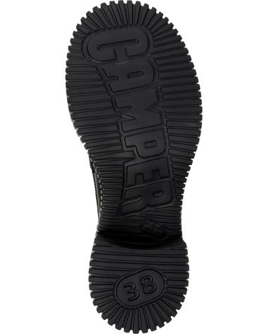 CAMPER PIX LONDON K201811 COURO PRETO - SOLA TRATORADA NEGRO001