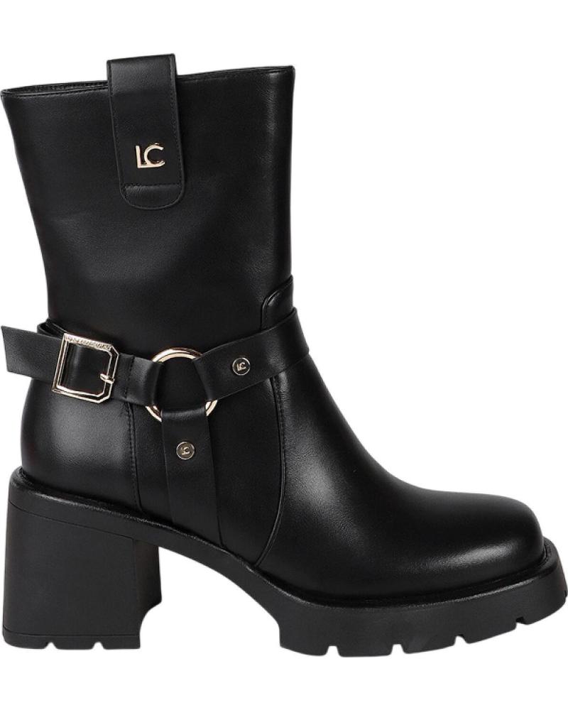 STIVALE BIKER LOLA CASADEMUNT LF2505021-00N NERO CON FIBBIE NEGRO