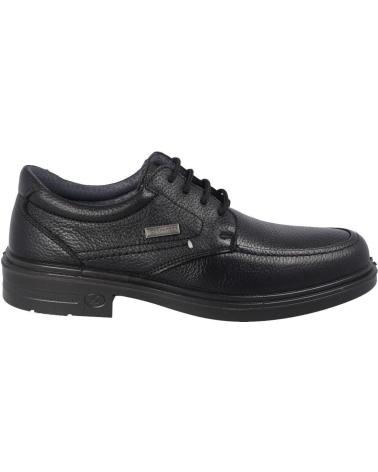 LUISETTI CLASS 33601ST-W - WATERPROOF LACE-UP SHOE - BLACK NEGRO