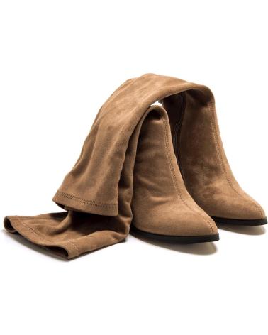 BOTAS ALTAS DE SALTO MTNG 55440 BEGE BEIGE