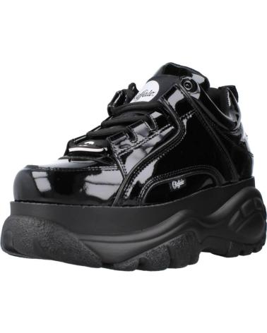 BUFFALO PLATFORM SNEAKERS MODEL 1533234 BLACK PATENT BLACK