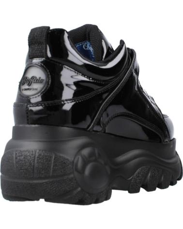 BUFFALO PLATFORM SNEAKERS MODEL 1533234 BLACK PATENT BLACK