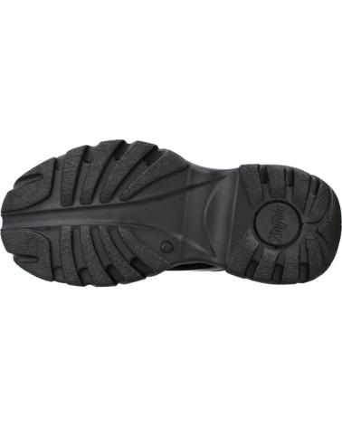 BUFFALO PLATFORM SNEAKERS MODEL 1533234 BLACK PATENT BLACK