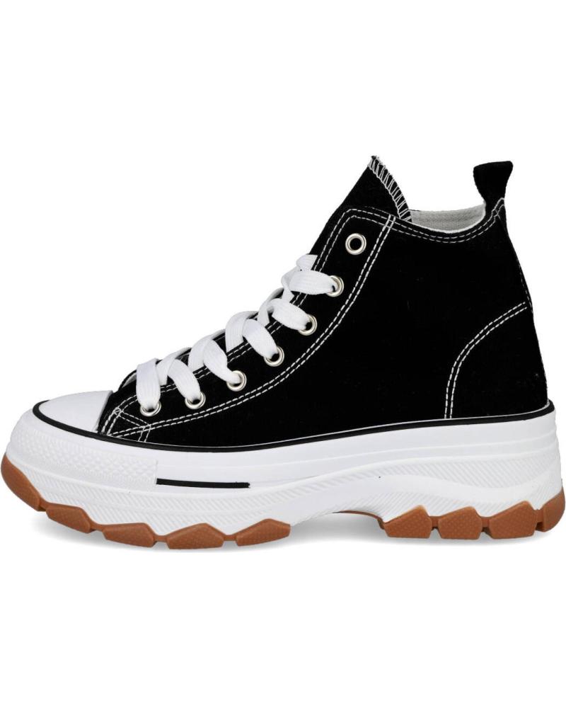 L&R SHOES TF3779 BASKETS MONTANTES NOIRES NEGRO