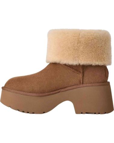 UGG BOTAS PLATAFORMA COM FORRO DE LÃ CHESTNUT CHESTNUT