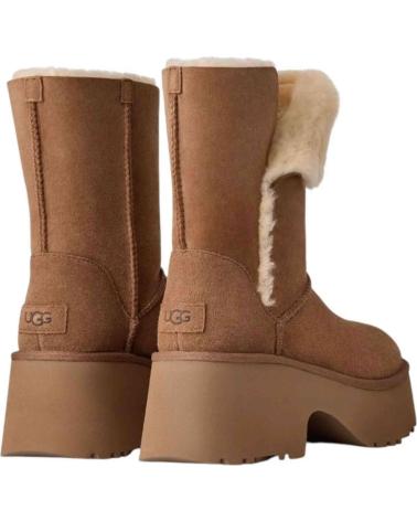 UGG BOTAS PLATAFORMA COM FORRO DE LÃ CHESTNUT CHESTNUT