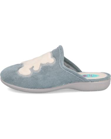 PANTOUFLES L&R SHOES NATALIA 4007 GRISES AVEC OURS EN PELUCHE GRIS