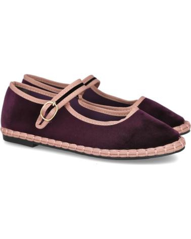 L&R SHOES MERCEDITAS BUONAROTTI FB-5552 DE TERCIOPELO BURDEOS BURDEOS