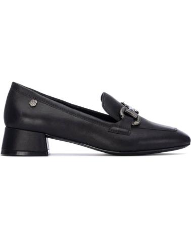 BLACK LEATHER LOAFERS CARMELA 162539 NEGRO