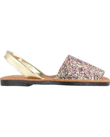 MARILA FLAT AVARCA SANDAL WITH MULTICOLOR GLITTER MULTI