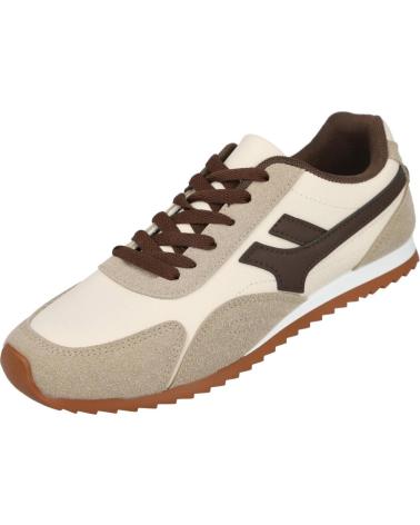 L&R SHOES TF5270 BASKETS SPORTIVES DÉCONTRACTÉES BEIGE MARRON BEIGE MARRóN