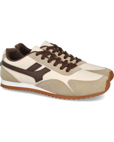 L&R SHOES TF5270 BASKETS SPORTIVES DÉCONTRACTÉES BEIGE MARRON BEIGE MARRóN