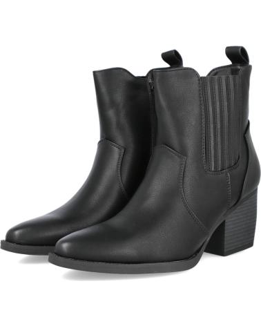 L&R SHOES BOTTINES COWBOY TF8711 NOIRES NEGRO