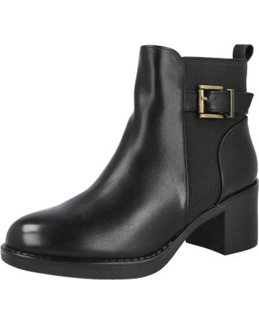 L&R SHOES TF1221 - BOTTINES À TALON MOYEN NOIRES NEGRO