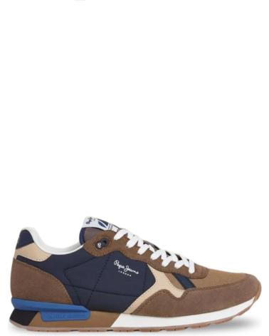 SNEAKERS PEPE JEANS BRIT COLORS MARRONE MARRON