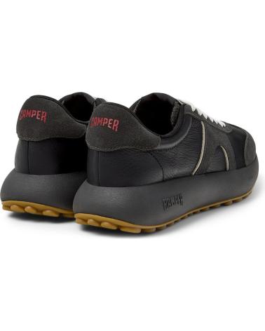 TÊNIS DE COURO CAMPER PELOTAS ATHENS K201845 PRETO NEGRO001