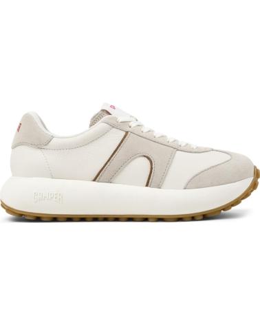 TÊNIS DE COURO CAMPER PELOTAS ATHENS K201845 BRANCO COM PLATAFORMA BLANCO