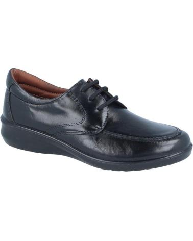 LUISETTI ZAPATO CONFORT ATADO LADY 0303 NEGRO NEGRO