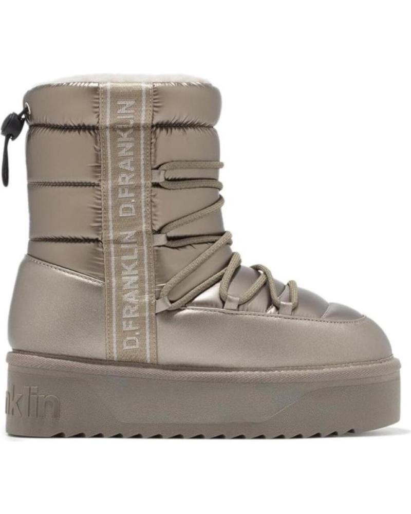 D. FRANKLIN BOOTS NORDIC V2 BOMB BRASS DFSH371016 SILVER PLATEADO