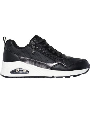 SKECHERS SNEAKERS UNO SCHWARZ NEGRO