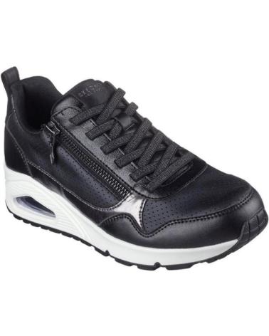 SKECHERS SNEAKERS UNO SCHWARZ NEGRO