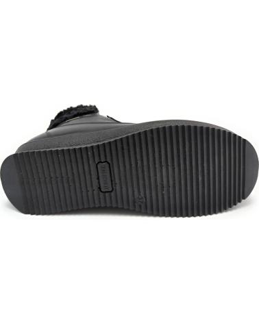 BOTTES EN CUIR IMAC 856668 NOIRES AVEC DOUBLURE CHAUDE NEGRO