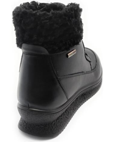 BOTTES EN CUIR IMAC 856668 NOIRES AVEC DOUBLURE CHAUDE NEGRO