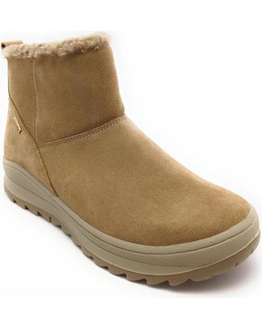 STIVALETTI IMAC 859009 IN NUBUCK BEIGE CON FODERA CALDA BEIG