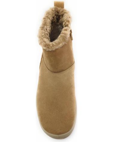 STIVALETTI IMAC 859009 IN NUBUCK BEIGE CON FODERA CALDA BEIG