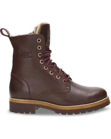 BOTAS PANAMA JACK FRISIA B19 DE PIEL BURDEOS GRANATE GRANATE