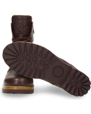 BOTAS PANAMA JACK FRISIA B19 DE PIEL BURDEOS GRANATE GRANATE