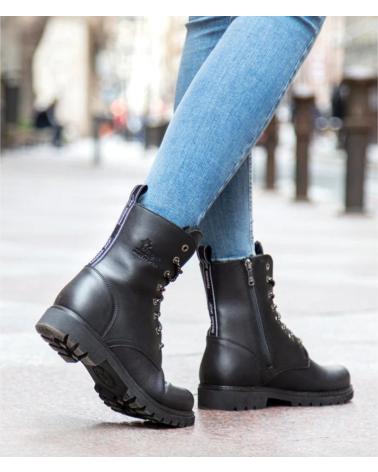 BOTAS PANAMA JACK FRISIA B24 DE PIEL NEGRA NEGRO