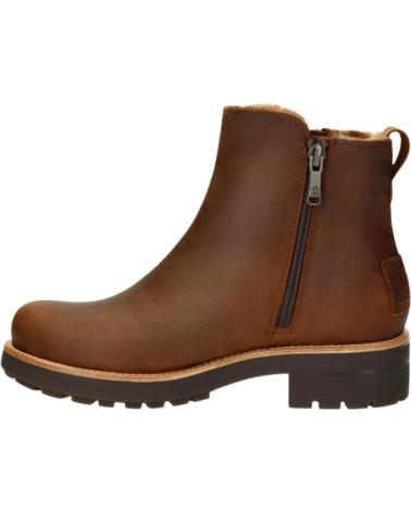BOTINES PANAMA JACK RYM B2 DE CUERO CAMEL CAMEL