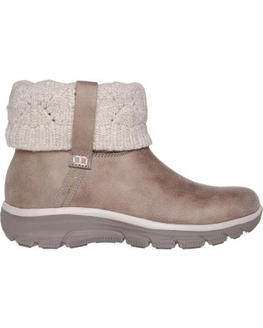 SKECHERS SLIP-INS EASY COZY WEATHER TAUPE TAUPE