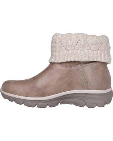 SKECHERS SLIP-INS EASY COZY WEATHER TAUPE TAUPE