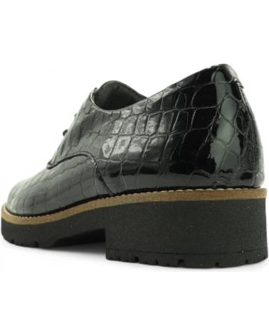 PITILLOS BLUCHER OXFORD 10771 NERO CON LACCI ED EFFETTO COCCODRILLO NEGRO