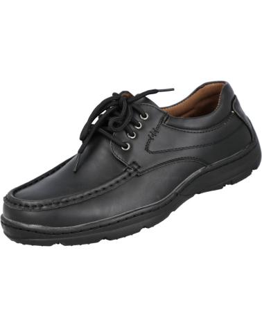 L&R SHOES H-W8405-8 CHAUSSURES À LACETS NOIRES NEGRO