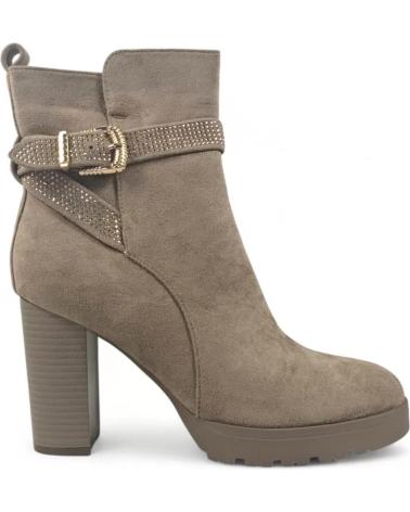 TIMBOS BOTIN TACON DE MUJER KAKI 132124 MARRóN