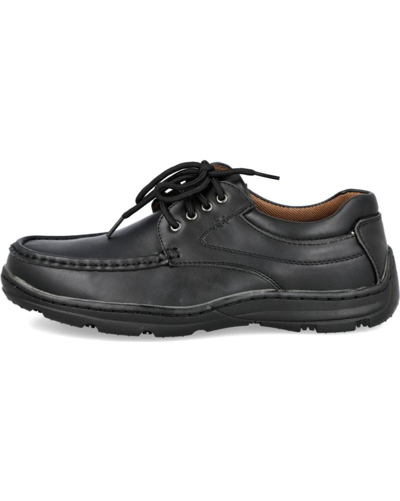 L&R SHOES H-W8405-8 CHAUSSURES À LACETS NOIRES NEGRO