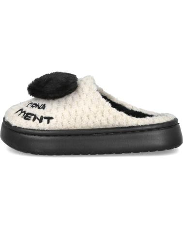 CHAUSSONS L&R SHOES 9633 NOIRS AVEC CŒUR ET TEXTE NEGRO