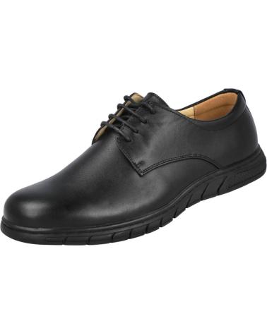 L&R SHOES CHAUSSURES À LACETS NOIRES T007 NEGRO