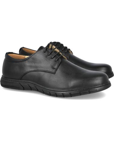 L&R SHOES CHAUSSURES À LACETS NOIRES T007 NEGRO