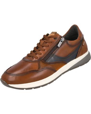 PIKOLINOS GETAFE M2B-6398C1 CASUAL SNEAKER AUS BRAUNEM LEDER MIT EXTRA LEICHTER SOHLE CUERO