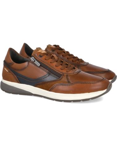 PIKOLINOS GETAFE M2B-6398C1 CASUAL SNEAKER AUS BRAUNEM LEDER MIT EXTRA LEICHTER SOHLE CUERO