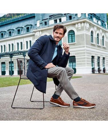 PIKOLINOS GETAFE M2B-6398C1 CASUAL SNEAKER AUS BRAUNEM LEDER MIT EXTRA LEICHTER SOHLE CUERO