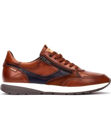 PIKOLINOS GETAFE M2B-6398C1 CASUAL SNEAKER AUS BRAUNEM LEDER MIT EXTRA LEICHTER SOHLE CUERO